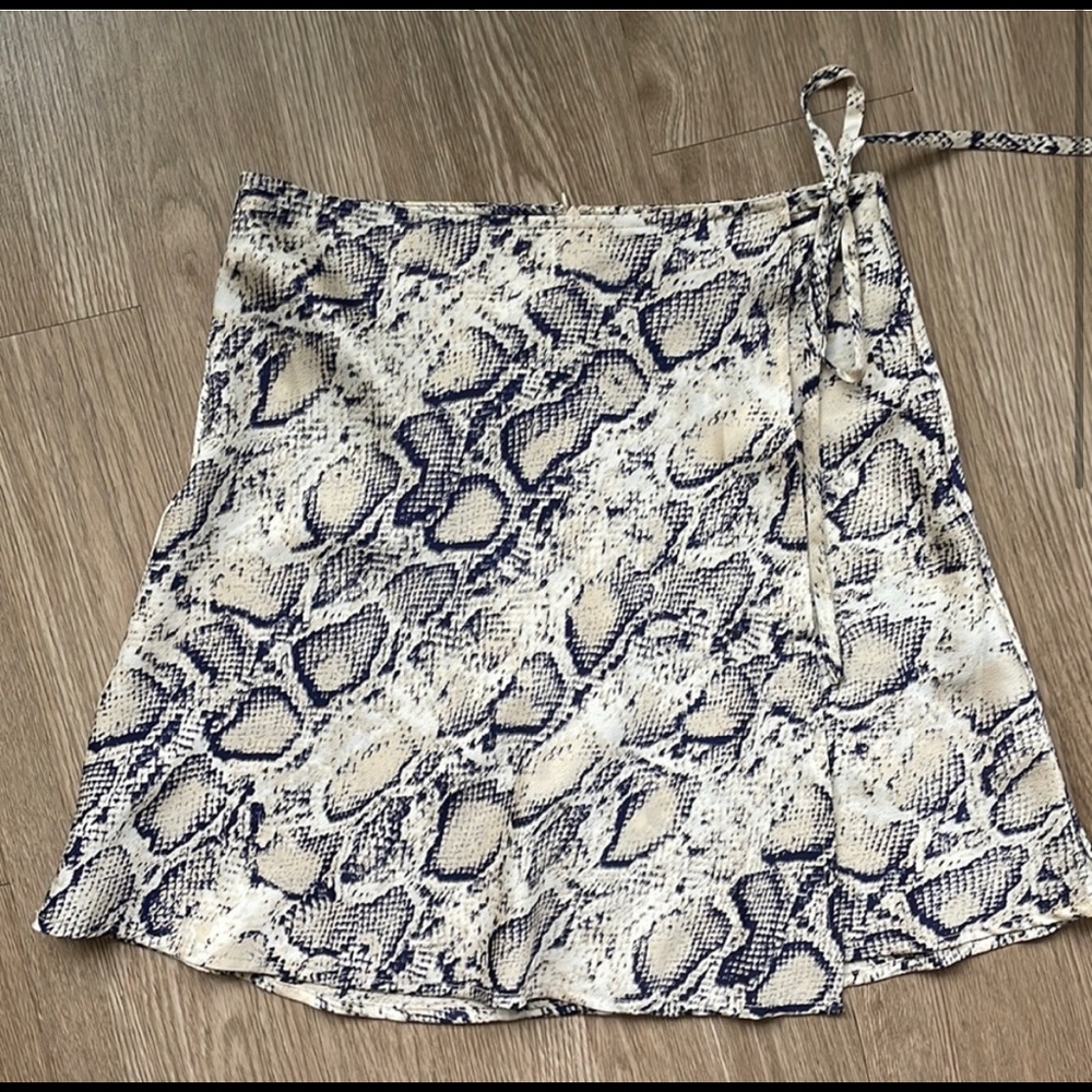 Emory park snake skin skirt